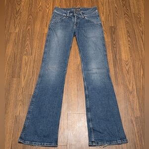 Vintage Hudson Jeans Womens Bootcut Distressed Denim Size 29 Made in USA Y2K A63